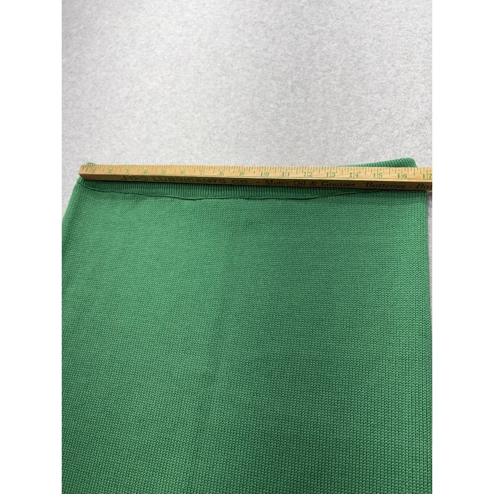 Vintage Mondi Skirt Womens 38 Green Knit‎ Rainbow Stripe Made in W Germany 80s